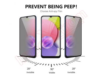 Tempered glass anti-spy screen protector for Samsung Galaxy M32 5G, SM-M326B